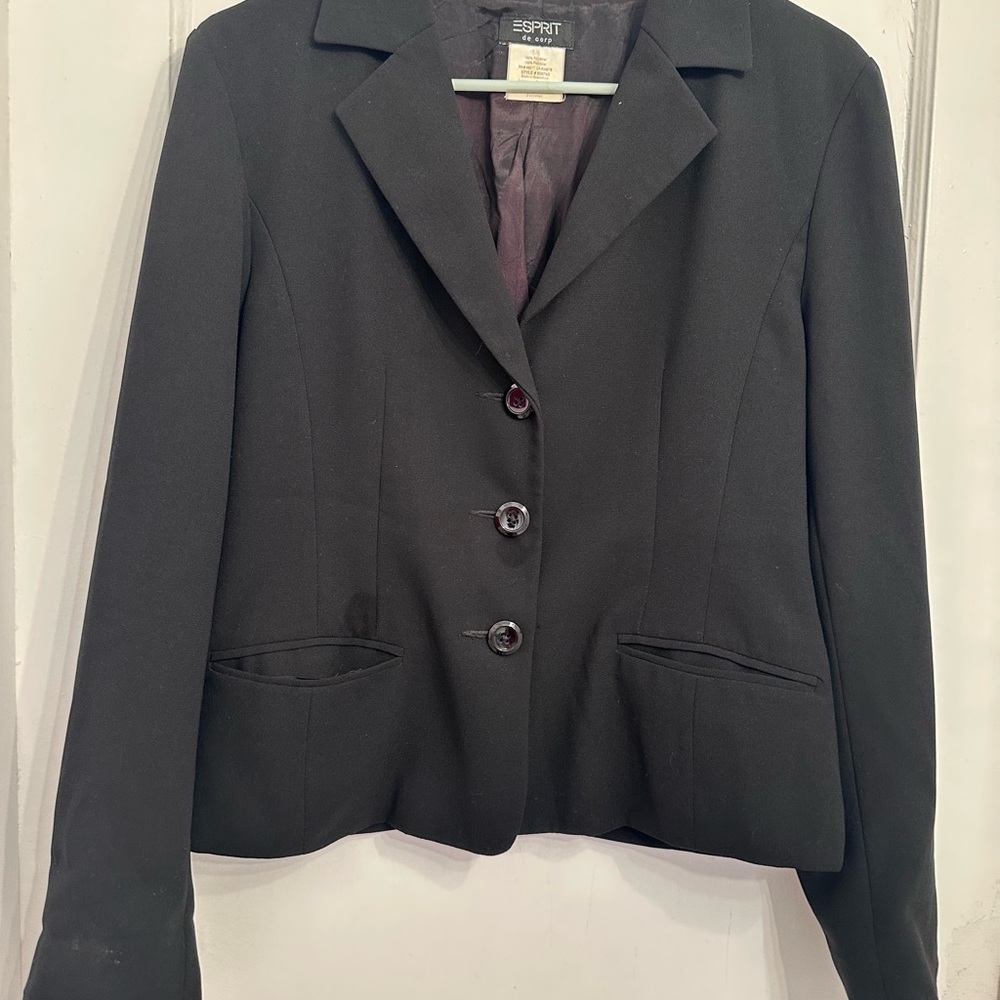 Esprit  de Corp Women's Black Blazer Jacket